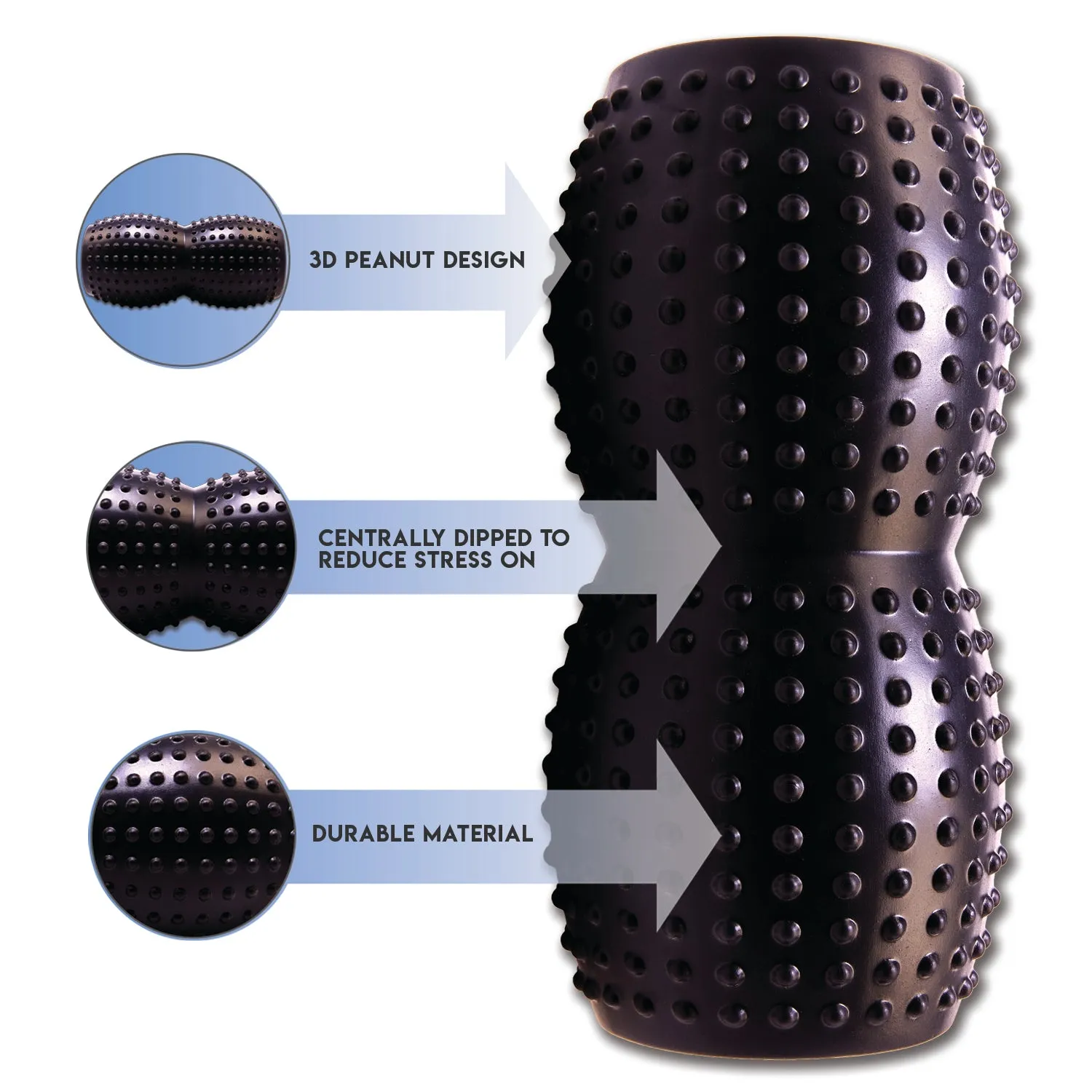 Peanut High Density Deep Tissue Foam Roller